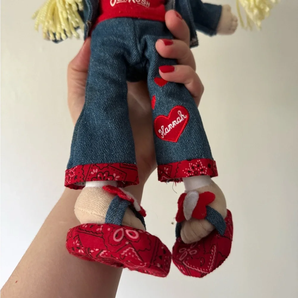 OshKosh B'gosh Red and Blue Kids Doll